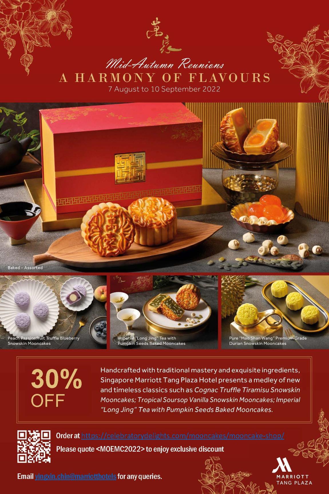 Mooncake Offers Singapore Marriott Tang Plaza Hotel Ministry of Mooncake Offers Singapore Marriott Tang Plaza Hotel Ministry of